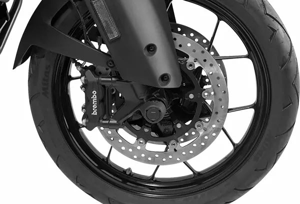 Roulettes de protection de fourche