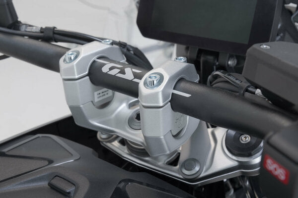 30mm Bar Riser, Silver- 23+ BMW R 1300 GS