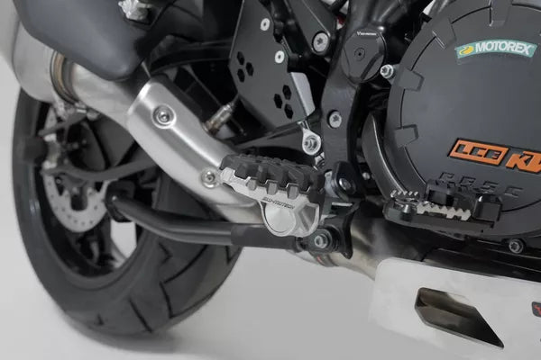 Evolution Footrest Kit, Grey - 21-24 KTM 1290 Super Adventure