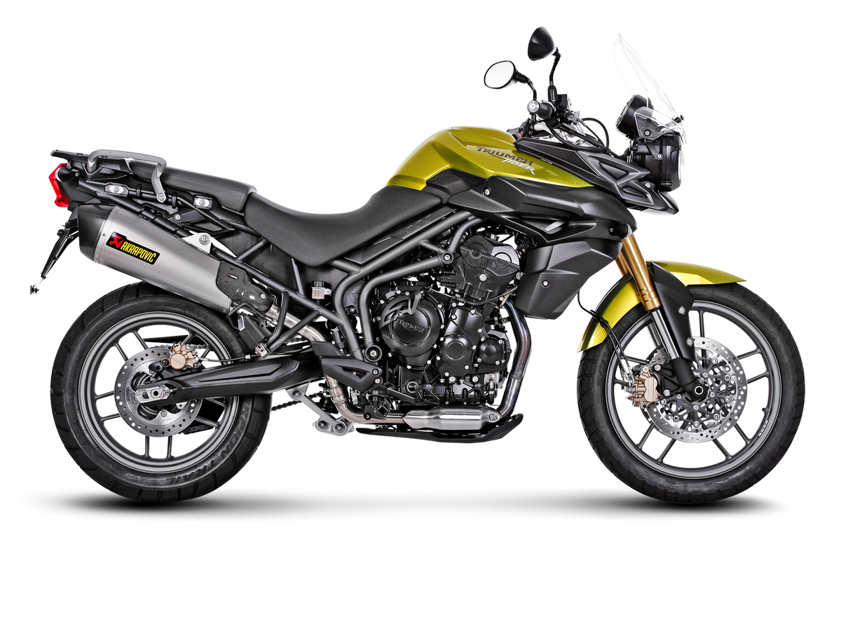 Slip-On Line Titanium, Grey - 11-16 Triumph Tiger 800