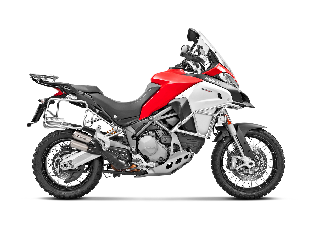 Slip-On Line Titanium, Grey - 17-20 Ducati Multistrada 950 / 950 S / 1200 / 1200 S / 1260