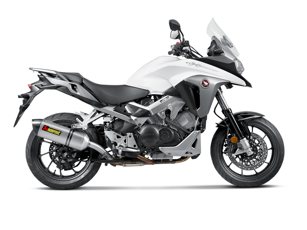 Slip-On Line Titanium, Grey - 14-16 Honda VFR 800 X Crossrunner