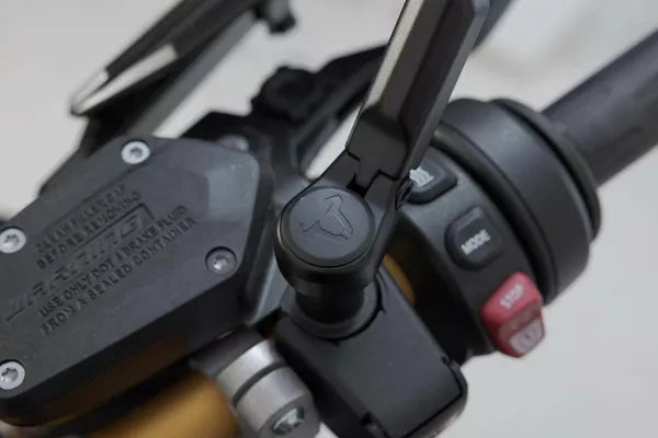 Mirror Set Sport Long Right & Left, Black - M10x1.25