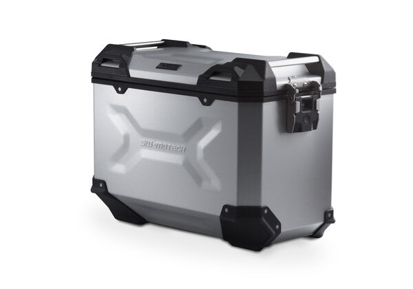 1 x Valise en aluminium TRAX ADV L, droit, gris - BMW R 1300 GS