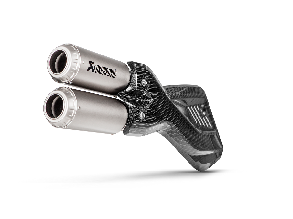 Slip-On Line Titanium, Grey - 17-20 Ducati Multistrada 950 / 950 S / 1200 / 1200 S / 1260