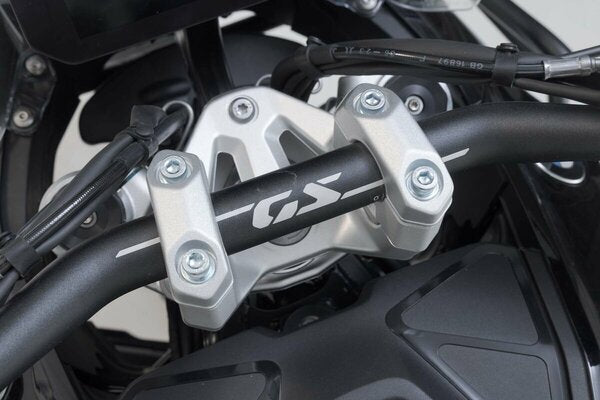 30mm Bar Riser, Silver- 23+ BMW R 1300 GS