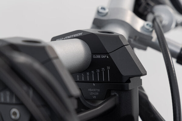 Bar Back Variable for Ø28 handlebars, Black - Back 5/10/15/20/25/30 mm