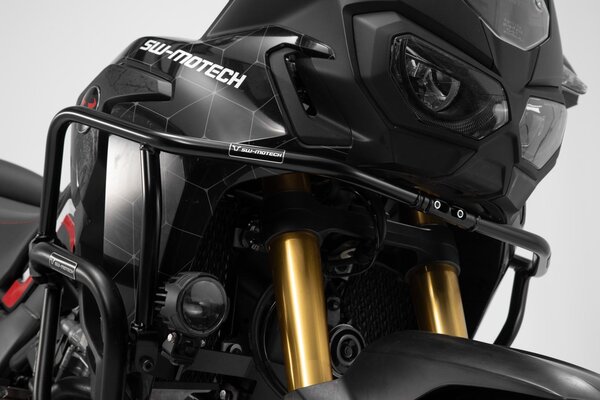 Upper Crash Bars, Black - 15-19 Honda Africa Twin