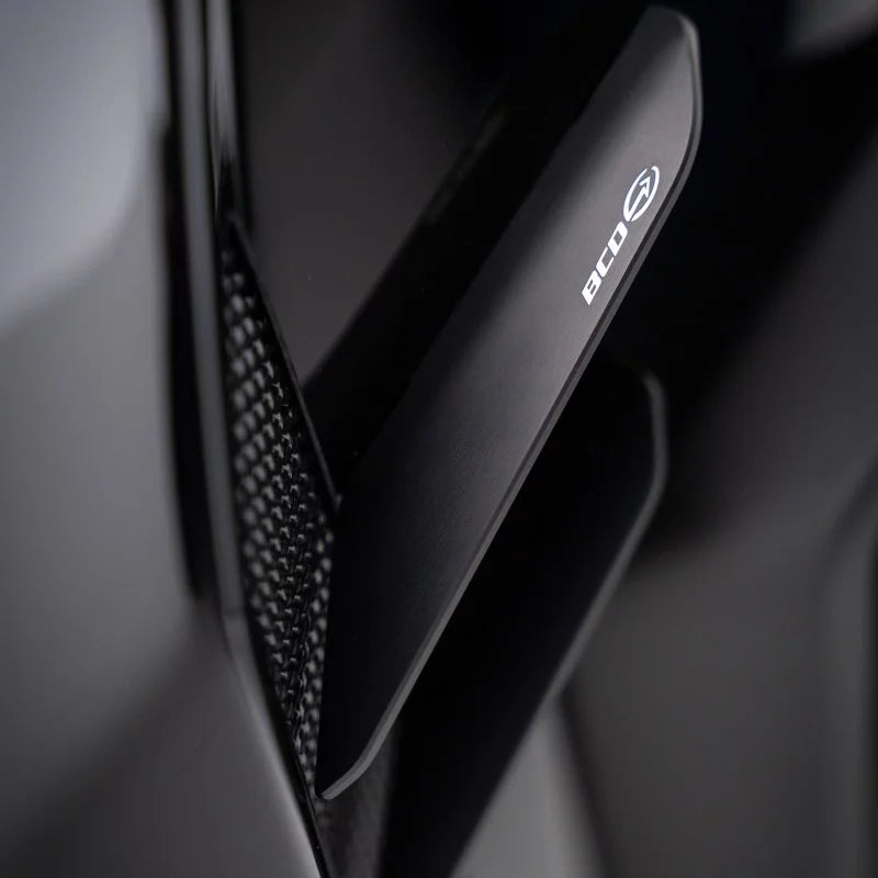 Scoops, Tinted Plastic / Black Mat - 23+ BMW R 1300 GS Adventure