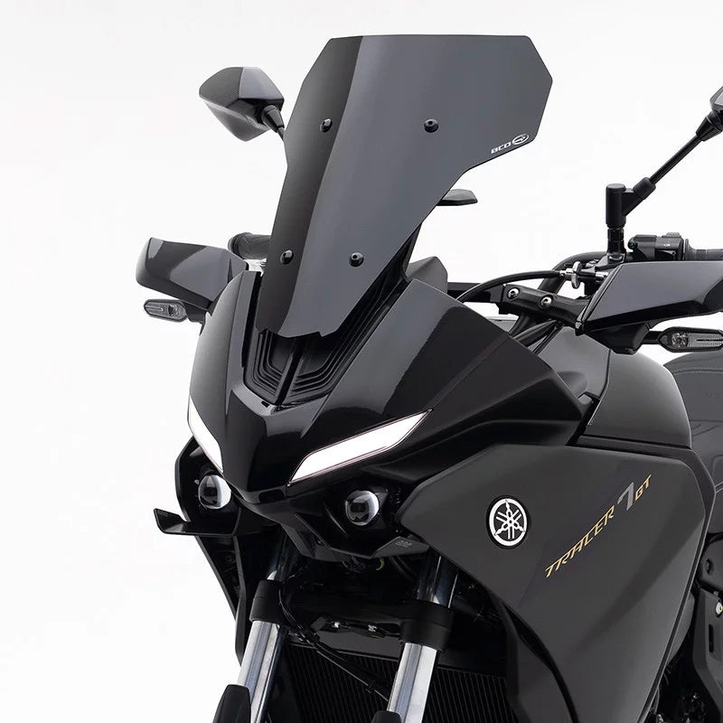 Windshield Deflector Sport, Gloss Black - 20-24 Yamaha Tracer 7 / 7 GT