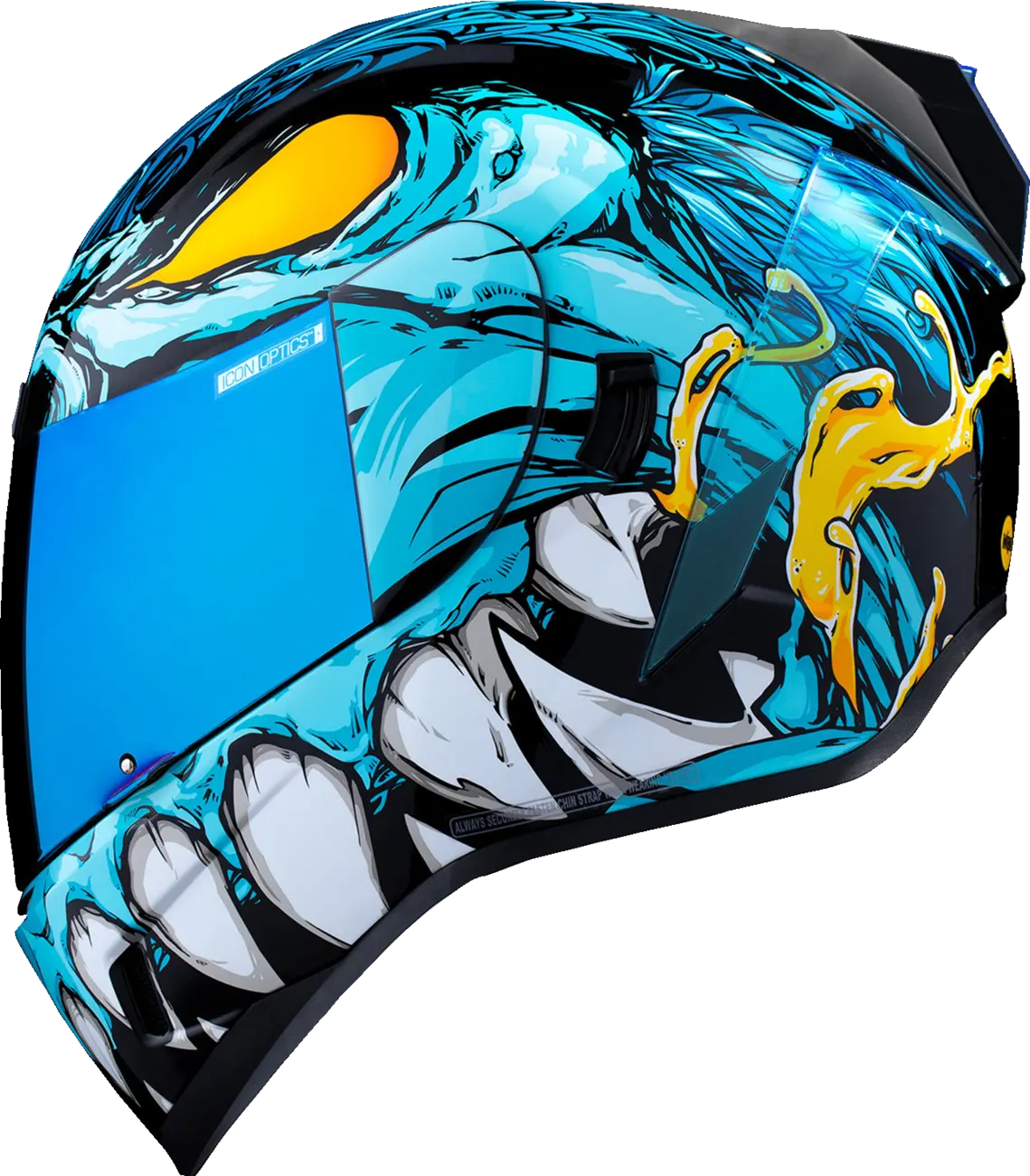  Blue Full Face Helmet Icon