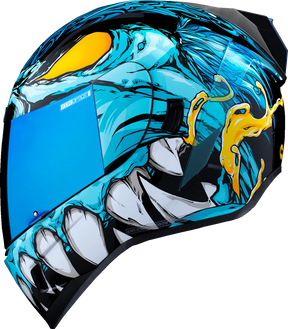  Blue Full Face Helmet Icon