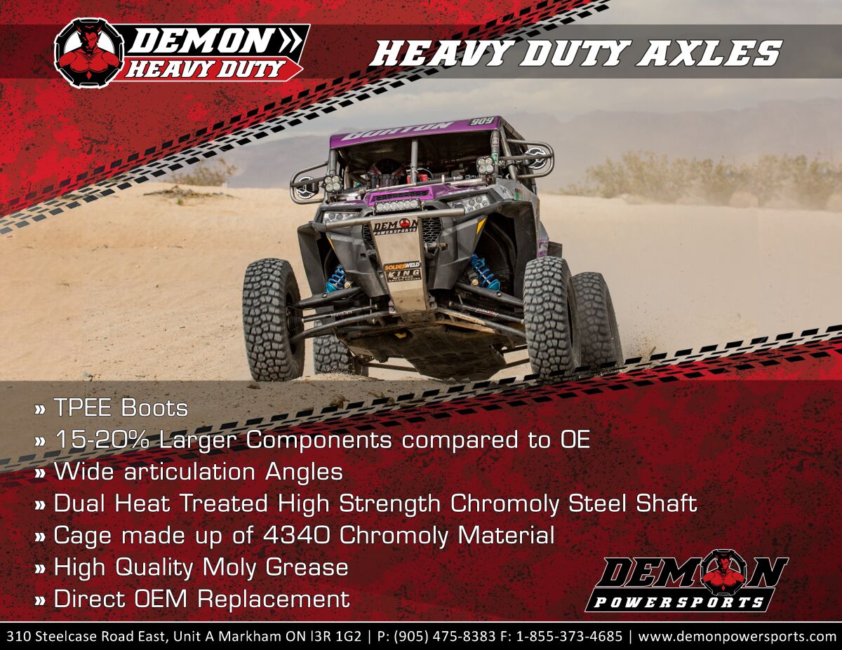 Demon Heavy Duty Axle