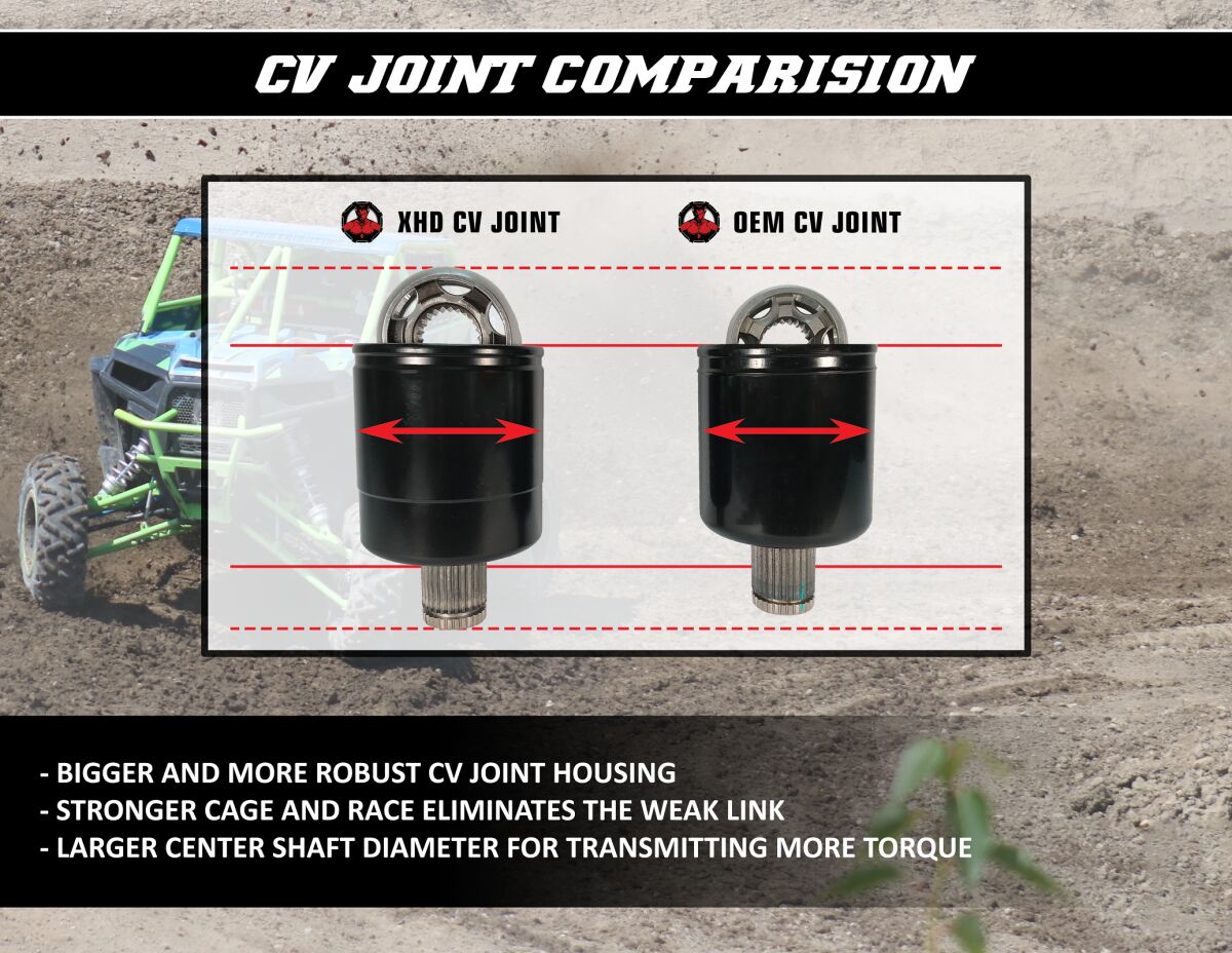 Demon Xtreme Long Travel H Duty Axle