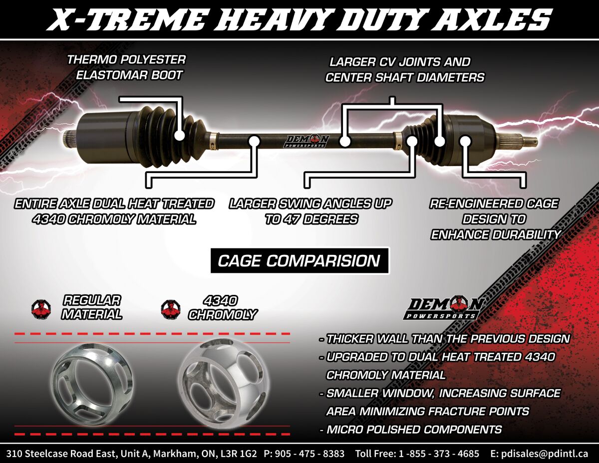 Demon Axle Xhd Ca Maverick X3/Max