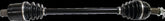 Moose Offroad Four Wheel Axle Assembly Complete Polaris