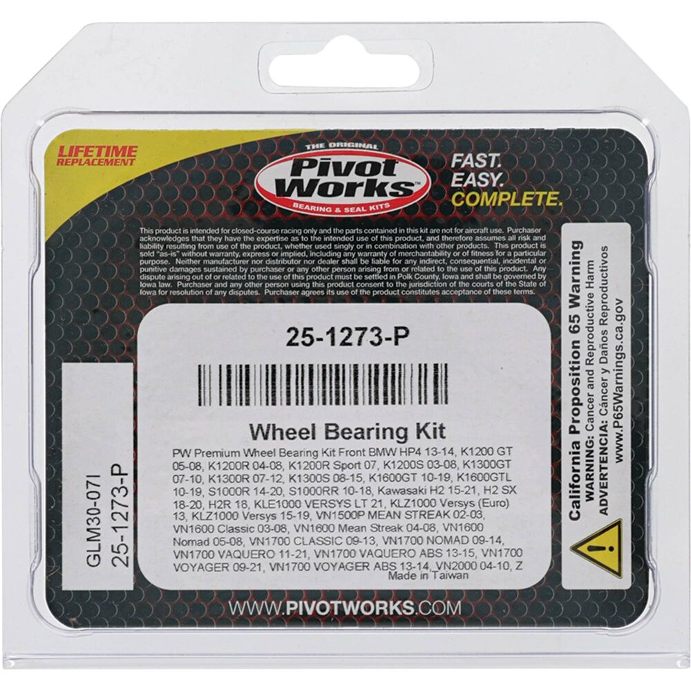 Pivot Works Frt Wheel Bearing Kit