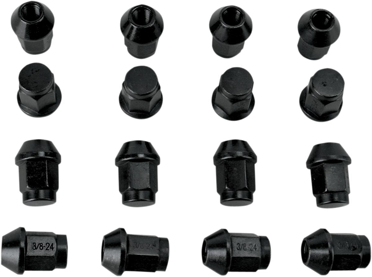 Dwt Douglas Wheel Lug Nut Blk 3/8 Tapr 16 P