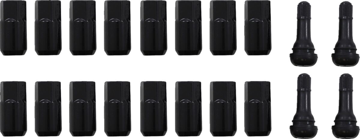 Moose Offroad Four Wheel Lug Nut 12 X1.50 Blk 16 Pk