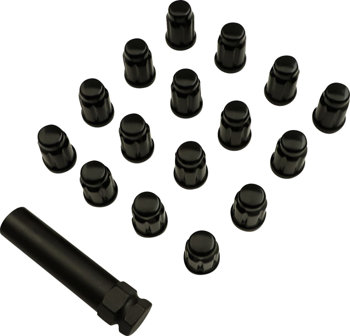 Moose Offroad Four Wheel Lugnt 10 Mm Splnd Blk 16 Pk