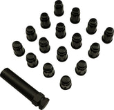 Moose Offroad Four Wheel Lugnt 10 Mm Splnd Blk 16 Pk