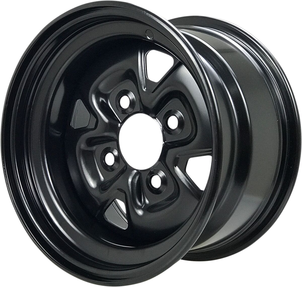 Moose Offroad Four Wheel Wheel Steel 12 X7 4/110 Bk