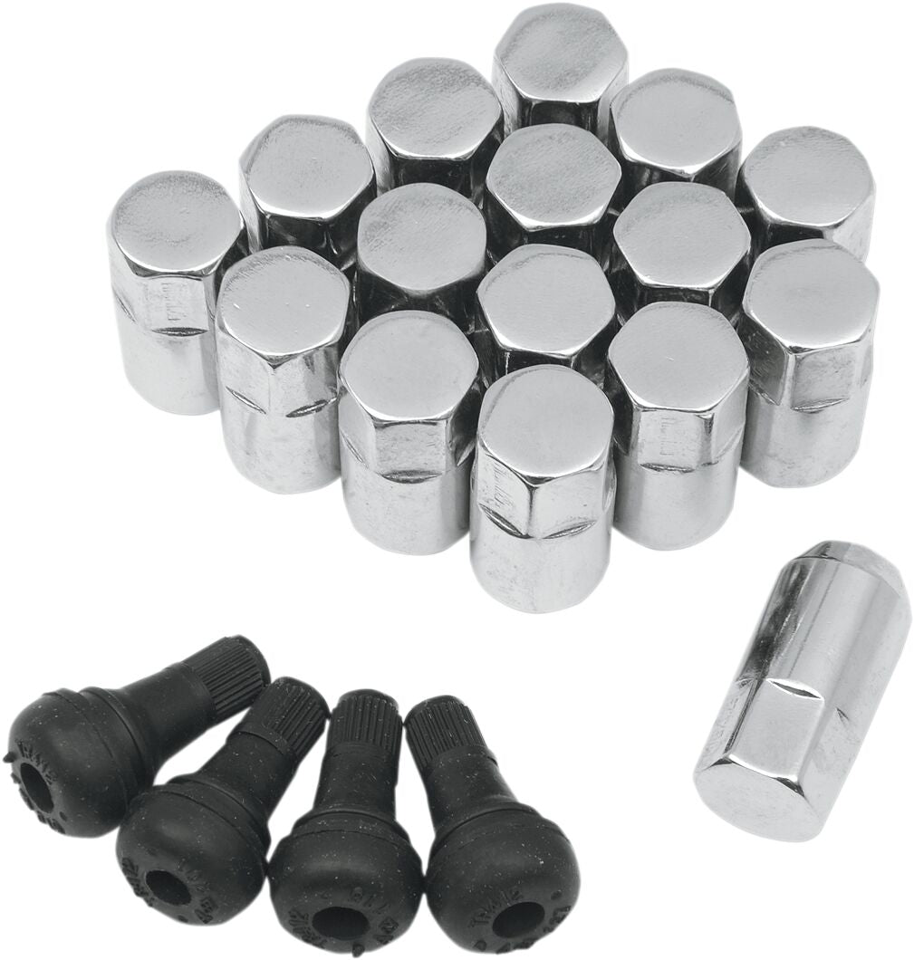 Moose Offroad Four Wheel Lug Nut 10 Mm Chrome 16 Pk