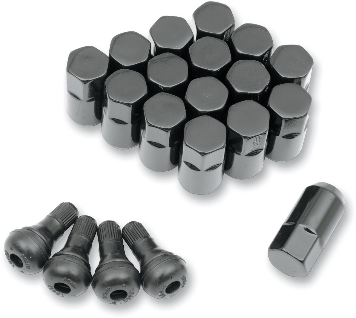 Moose Offroad Four Wheel Lug Nut 10 Mm Black 16 Pk