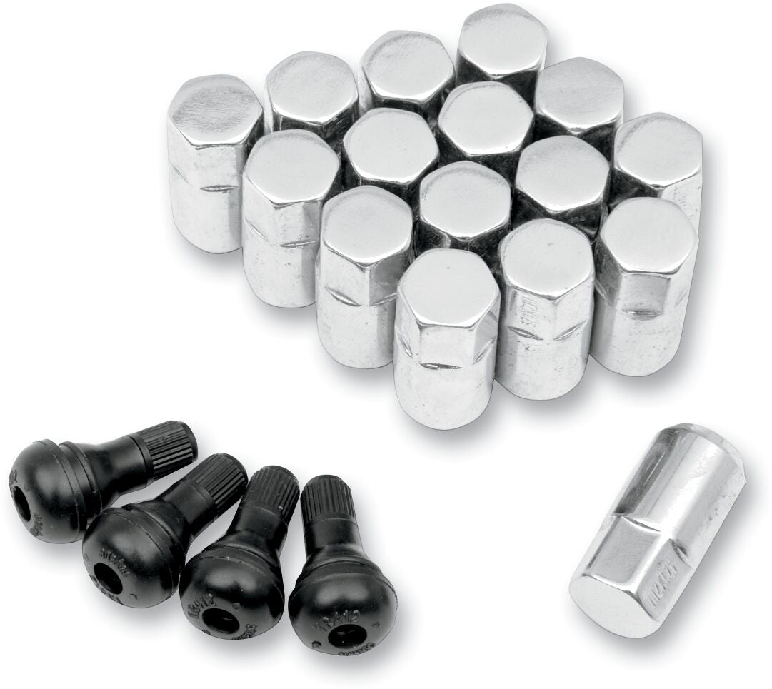 Moose Offroad Four Wheel Lug Nut 12 X1.25 Chr 16 Pk