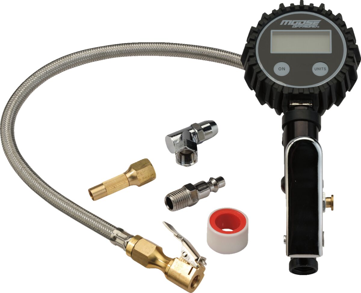 Moose Offroad Hard Parts Tire Inflator Gauge Moose