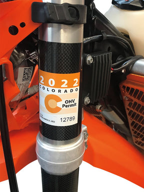 Moose Offroad Hard Parts Carbon Registration Wrap