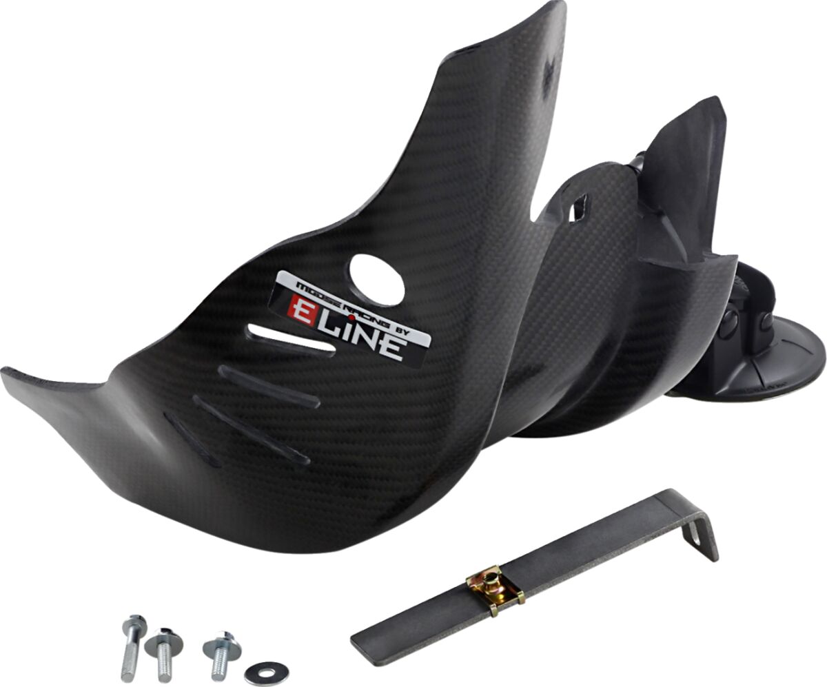 Moose Offroad Hard Parts Skid Plate Carbon Fiber Yamaha