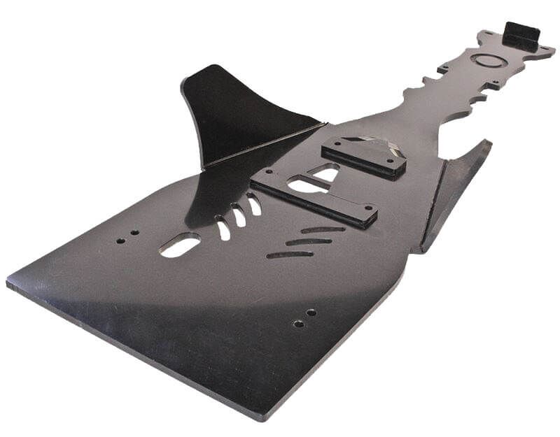 Axp Racing Central Skid Plate Yfz450 R Bk/