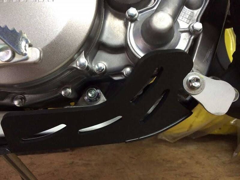 Axp Racing Skid Plate 6 Mm Yz/Xx/Xe250 Bk