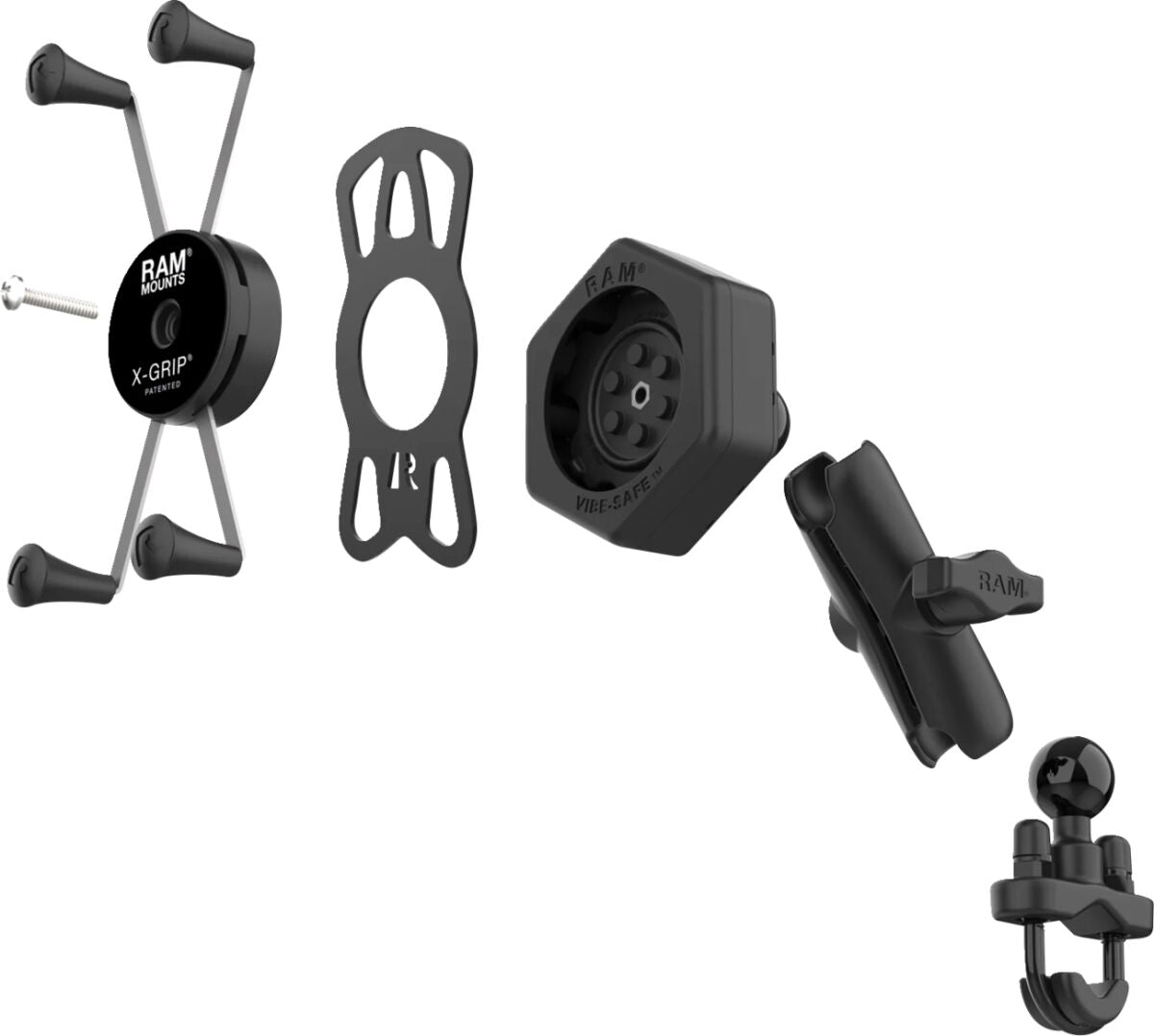 Ram Mounts Kit Xgrip With Vibe Safe And U
