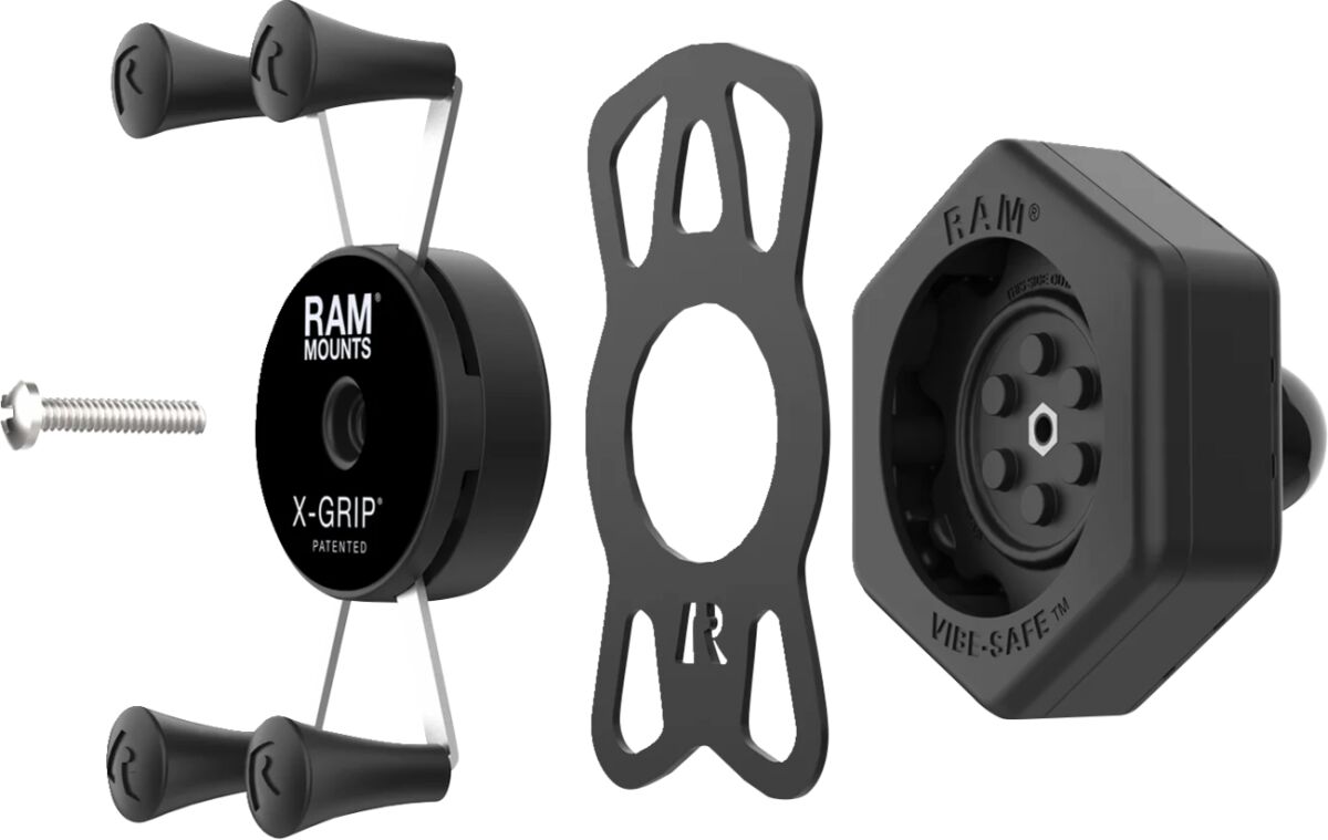 Ram Mounts Kit Xgrip With Vibe Safe And B