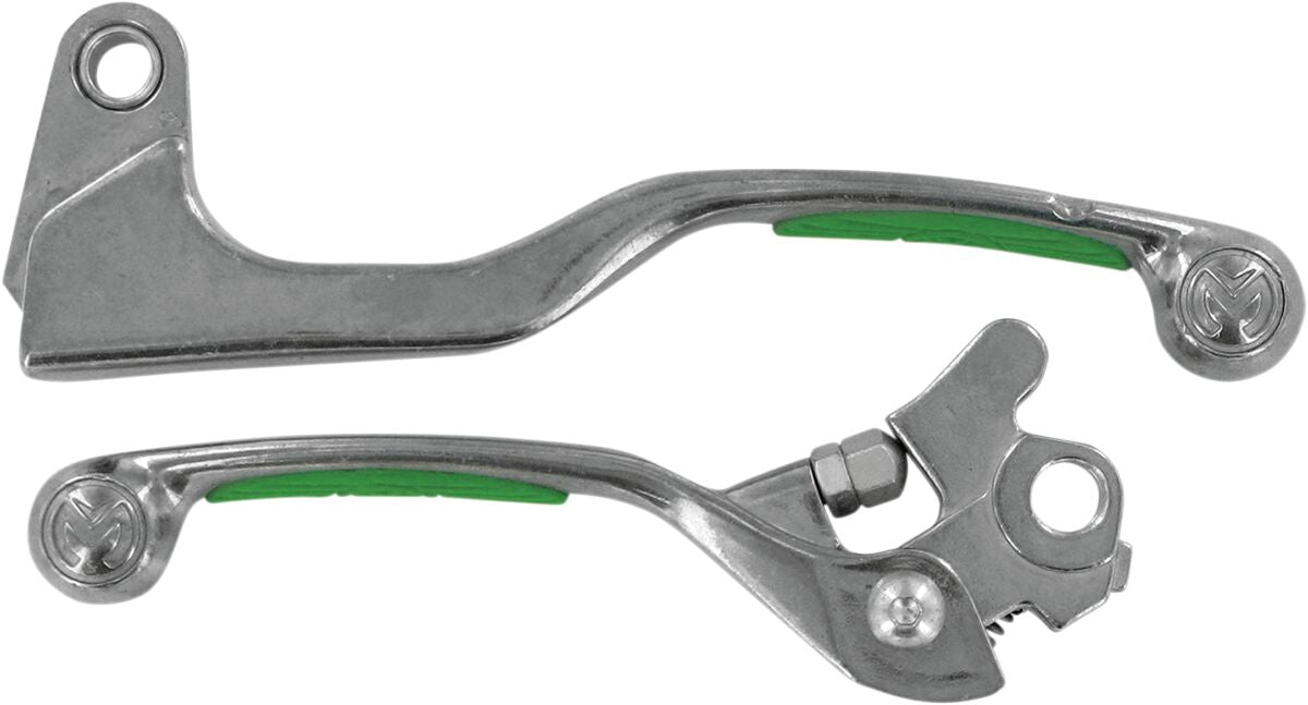 Moose Offroad Hard Parts Levers Comp Set Grn Kx/F