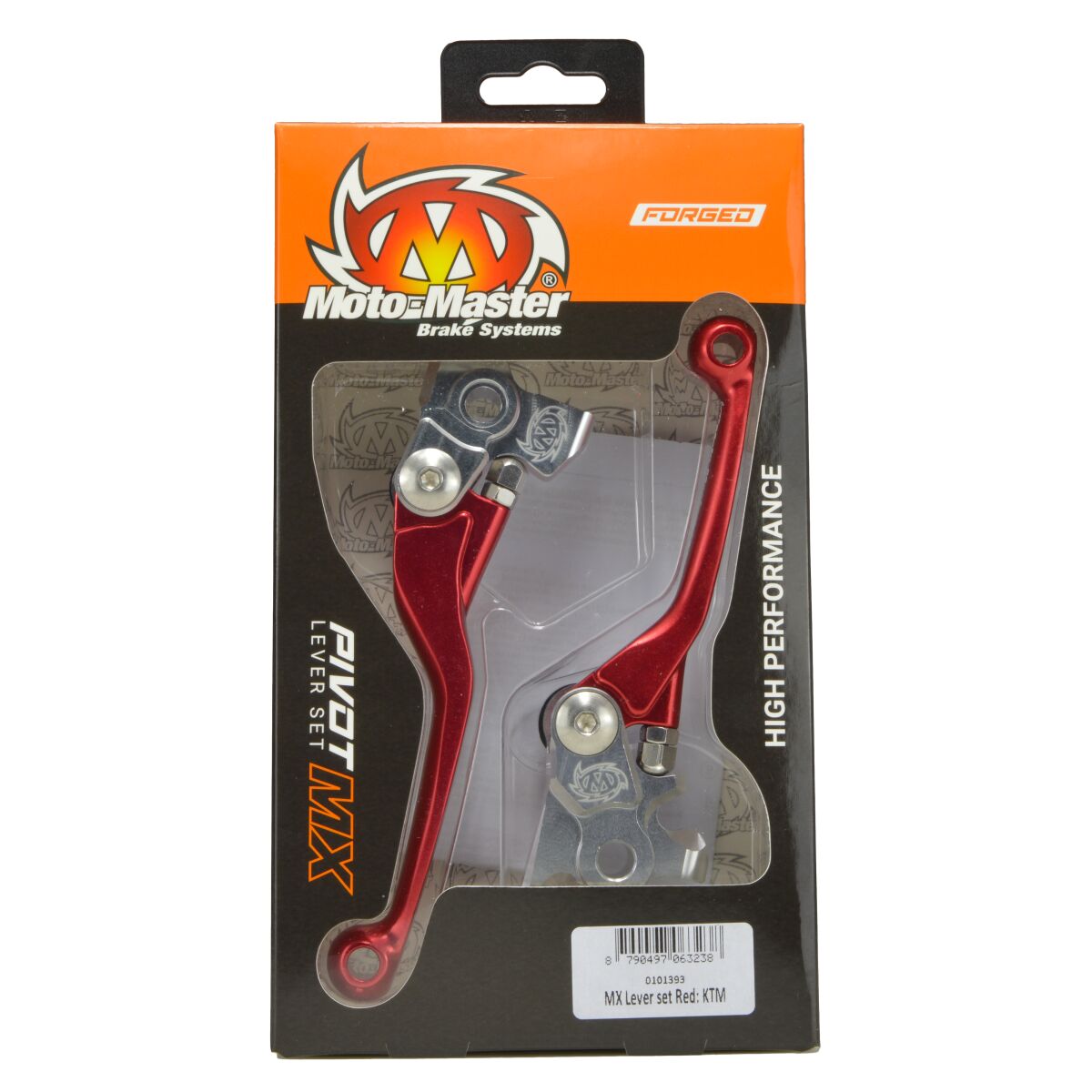 Moto Master Pivot Lever Set Red
