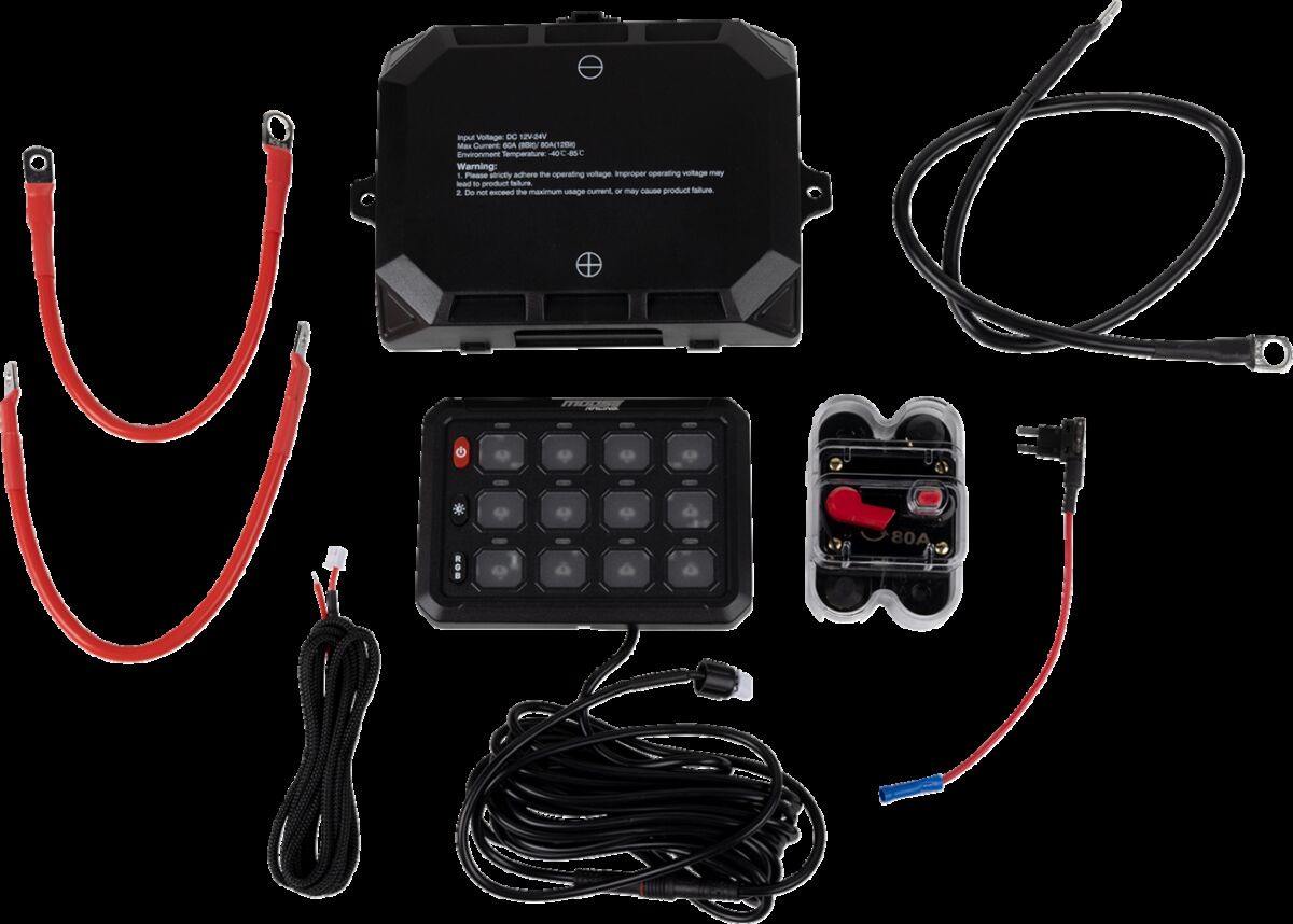 Moose Offroad Hard Parts Universal Gang Switch 12 Panel