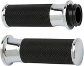 Arlen Ness Grips Smooth Cable Chrom