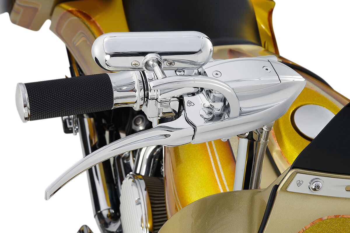 Arlen Ness Grips Smooth Cable Chrom