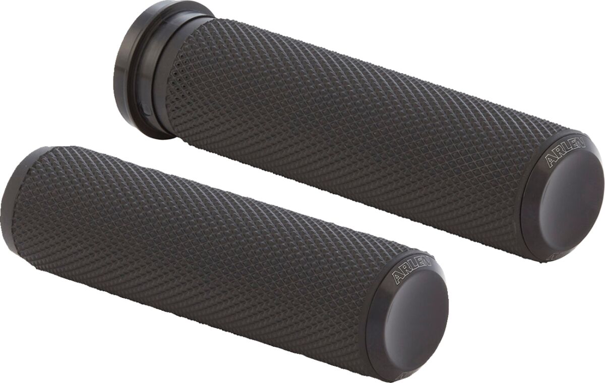 Arlen Ness Grips Knurled Cable Blac