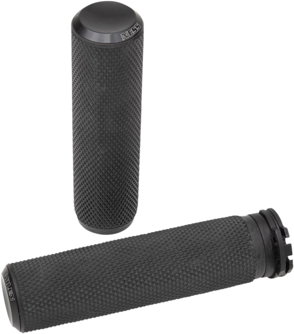 Arlen Ness Grips Knurled Cable Blac