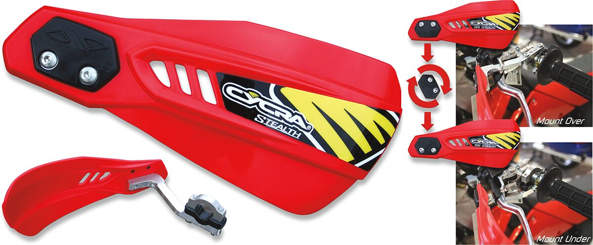 Cycra Guard Hand Stealth Red