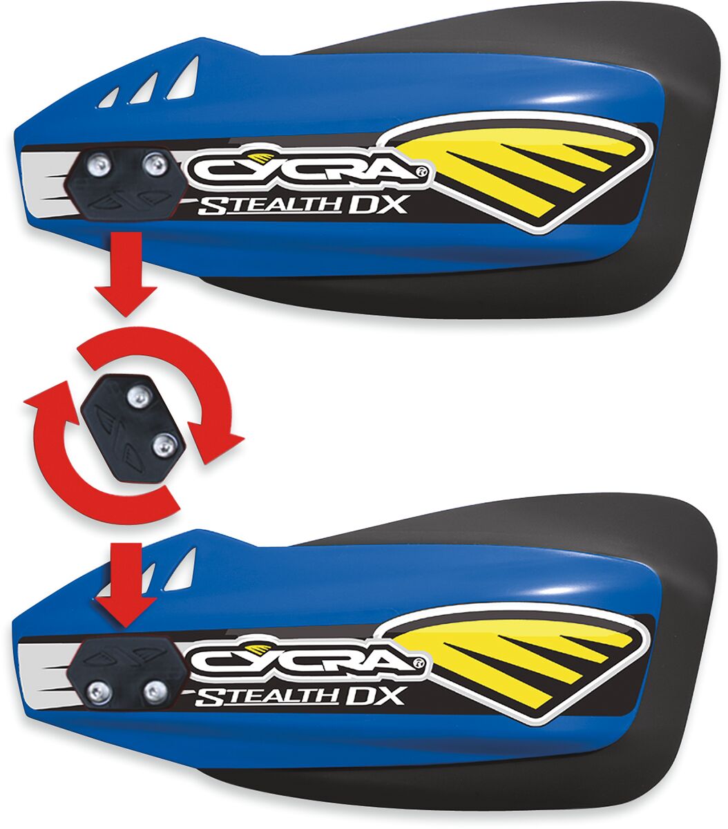 Cycra Guard Hand Stealth Dx Blu