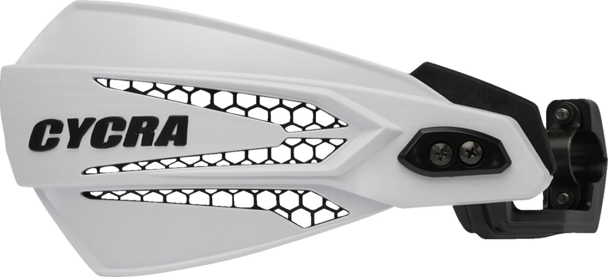 Cycra Hand Guard Mx Race White/Black