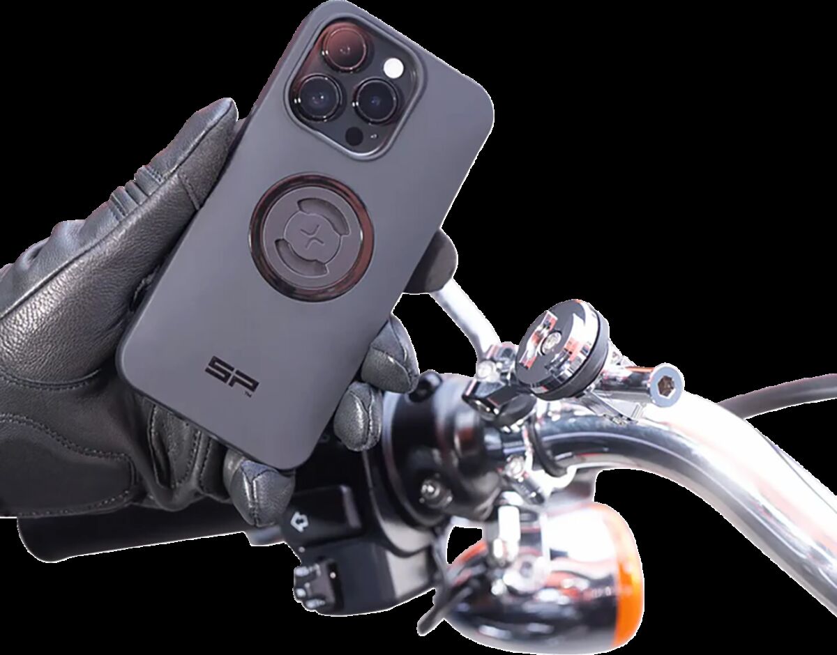 Sp Connect Phone Mount Moto 3 D 1 1/2 Chro