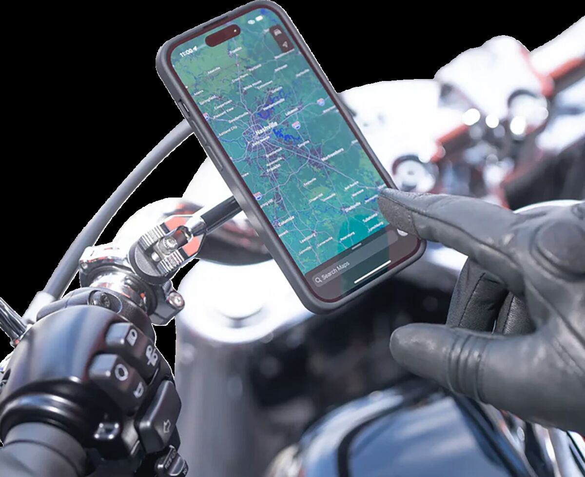 Sp Connect Phone Mount Moto 3 D 1 1/2 Chro