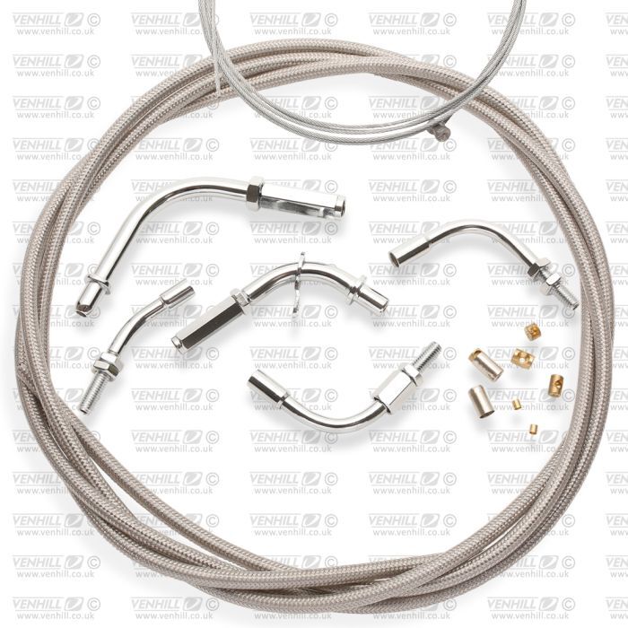 Venhill Braided Single Throttle Cable