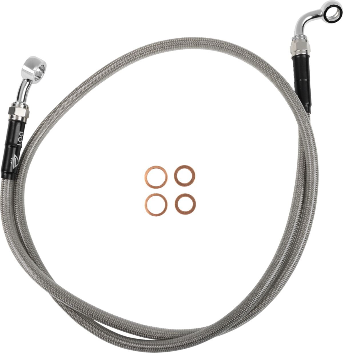 Moose Offroad Hard Parts Stainless Steel Braided Clutch